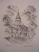 FRAMED PENCIL DRAWING
