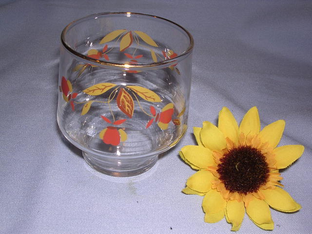 HALL AUTUMN LEAF 9 OZ TUMBLER JUICE BROCKWAY