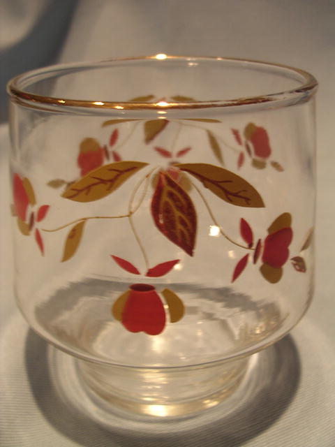HALL AUTUMN LEAF 9 OZ TUMBLER JUICE BROCKWAY