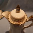 BEAUTIFUL NIPPON EIGHTEEN PIECE CHOCOLATE POT WITH DEMI CUPS AND SAUCERS