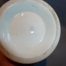 ANTIQUE GERMAN LIDDED BEER STEIN KING ON BARREL WITH LITHO BOTTOM C. 1890