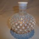 ANCHOR HOCKING MOONSTONE OPALESCENT BUD VASE PERFUME