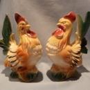 VINTAGE ROYAL COPLEY SET OF HEN AND ROOSTER CHICKENS