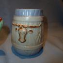 Set of three 3 Occupied Japan Ceramic Western Tall Mugs Cups