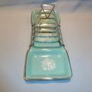 MIDWINTER STYLECRAFT RHAPSODY TOAST RACK WITH JAM DISH