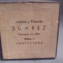 JOERIA PLATER SUAREZ SILVER SHELL PIN DISH ORIG BOX SPAIN