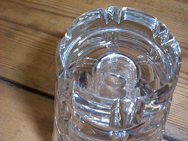 Czech Lead Crystal Small Square Cut Vase
