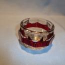 NEW MARTINSVILLE RED FLASH GLASS MASTER OPEN SALT 1915