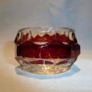 NEW MARTINSVILLE RED FLASH GLASS MASTER OPEN SALT 1915