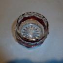 NEW MARTINSVILLE RED FLASH GLASS MASTER OPEN SALT 1915