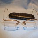 ANTIQUE ARTCRAFT NOKORRR EYE GLASSES SPECS WITH ORIGINAL CASE
