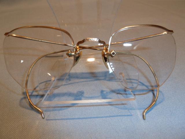 ANTIQUE ARTCRAFT NOKORRR EYE GLASSES SPECS WITH ORIGINAL CASE