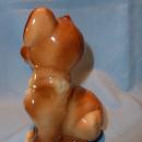 ROYAL COPLEY SITTING PUPPY FIGURINE WITH ORIG LABEL STICKER