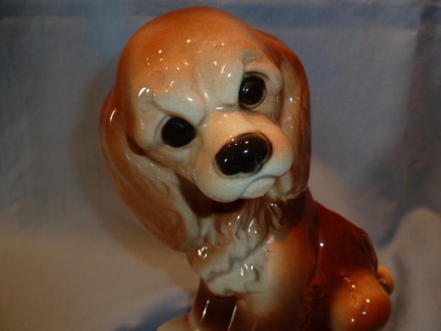 ROYAL COPLEY SITTING SPANIEL PLANTER