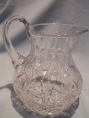 AUTHENTIC HAWKES SIGNED LEAD CRYSTAL LARGE PITCHER BEAUTIFUL
