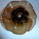 DUNCAN MILLER AMETHYST RUFFLE TOP VASE RARE COLOR