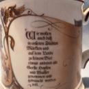 VINTAGE GERMAN SCHLOSSBRAUEREI MAXLRAIN, BAVARIA LIDDED .5L BEER STEIN