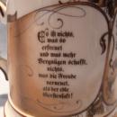VINTAGE GERMAN SCHLOSSBRAUEREI MAXLRAIN, BAVARIA LIDDED .5L BEER STEIN