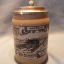 VINTAGE GERMAN SCHLOSSBRAUEREI MAXLRAIN LIDDED BEER STEIN