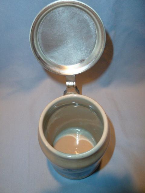VINTAGE GERMAN SCHLOSSBRAUEREI MAXLRAIN LIDDED BEER STEIN