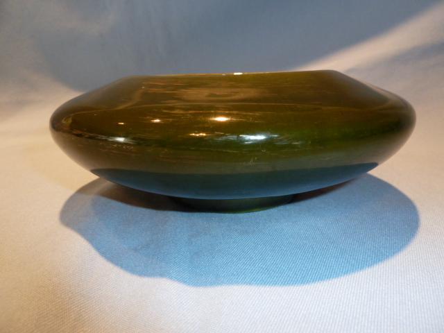 FREEMAN & MCFARLIN CALIFORNIA POTTERY GREEN DECO PLANTER