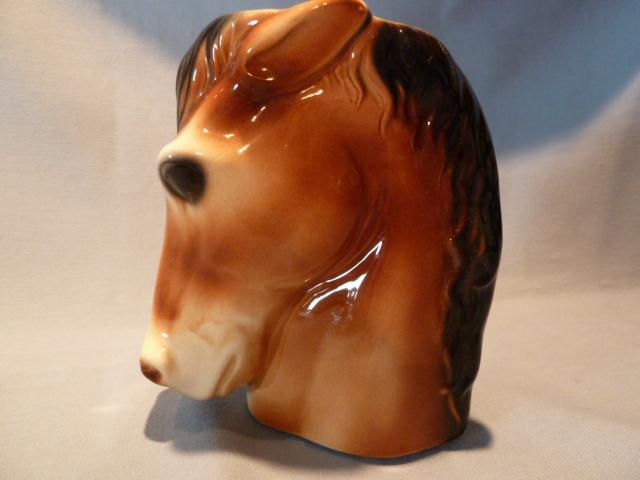 ROYAL COPLEY HORSEHEAD VASE PLANTER 1950'S