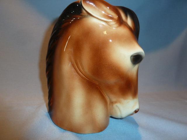 ROYAL COPLEY HORSEHEAD VASE PLANTER 1950'S