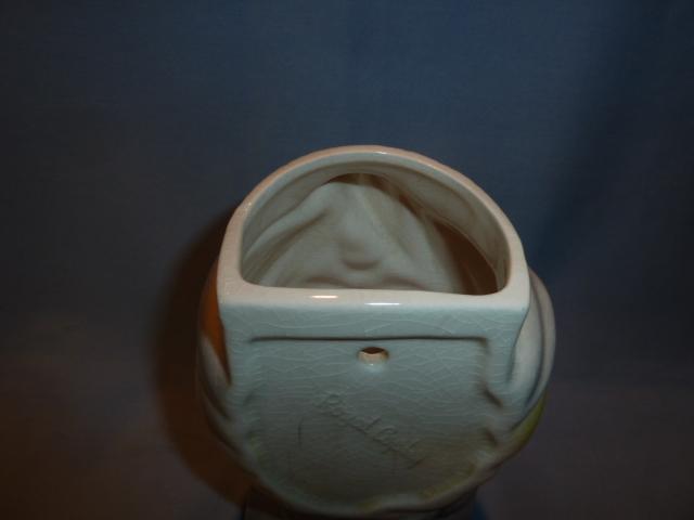 ROYAL COPLEY BLACKAMOOR WALL POCKET PLANTER