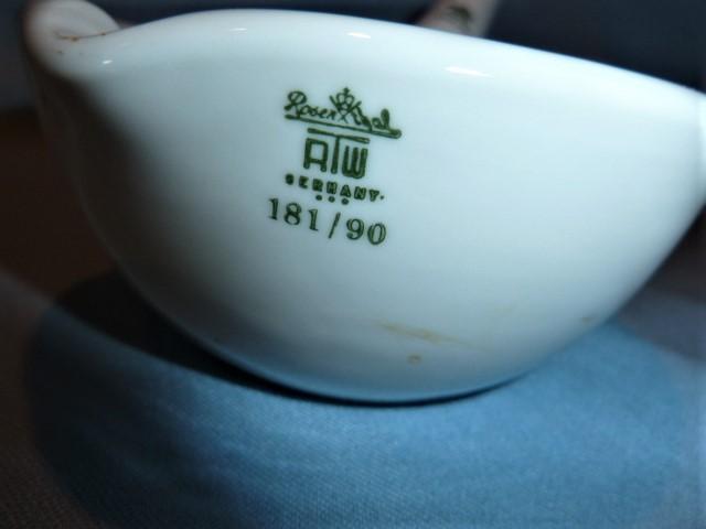 ANTIQUE ROSENTHAL, GERMANY MORTAR AND PESTAL