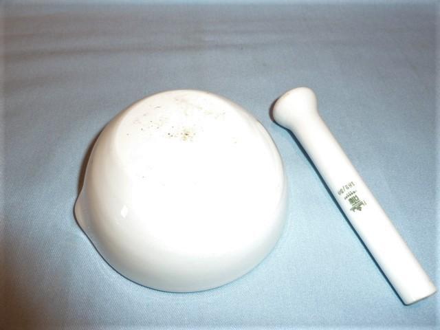 ANTIQUE ROSENTHAL, GERMANY MORTAR AND PESTAL