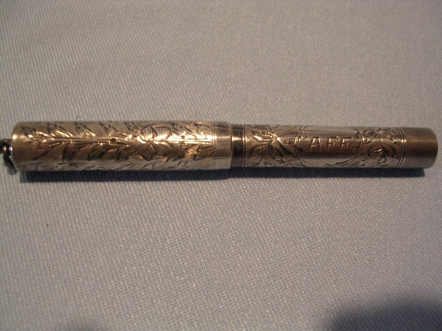 OLD WATERMAN STERLING IDEAL 452 1/2V LADY FOUNTAIN PEN