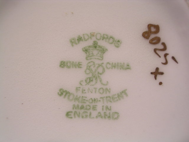 RADFORD ENGLISH BONE CHINA