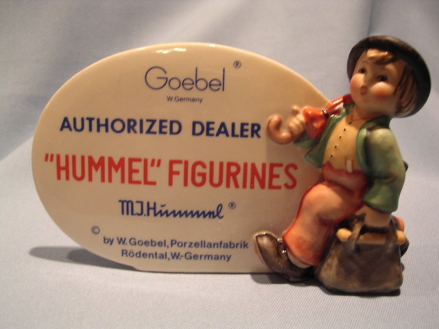 GOEBEL AUTHORIZED RETAILER PLAQUE SIGN