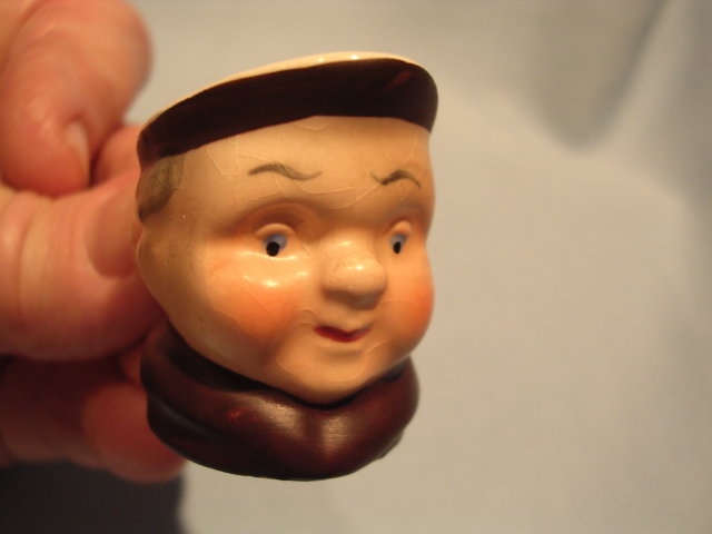 RARE GOEBEL FRIAR TUCK MINI CREAMER BLUE EYES