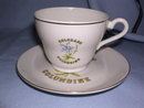 COLUMBINE, COLORADO SOUVENIR CUP AND SAUCER