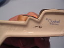 GOEBEL HUMMEL AUTHORIZED DEALER SIGN #187A WITH THE WANDERER FIGURINE, SIGNED