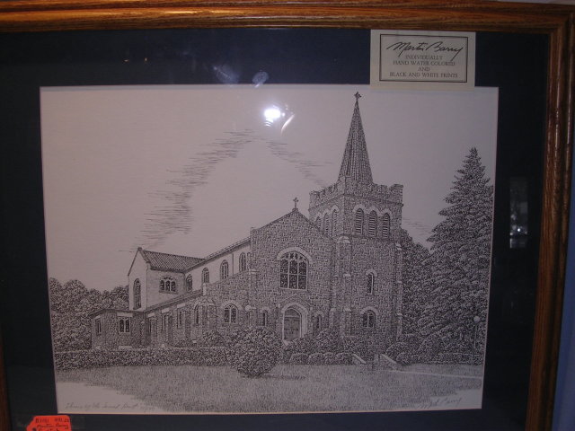 FRAMED SIGNED MARTIN BARRY