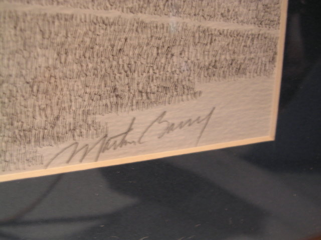 FRAMED SIGNED MARTIN BARRY