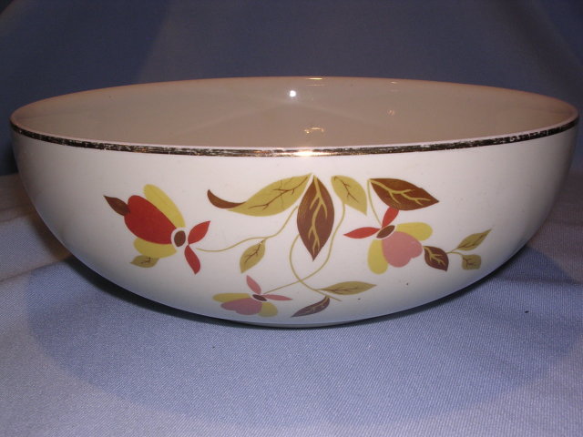 HALL JEWEL TEA AUTUMN LEAF LARGE SMOOTH SALAD BOWL