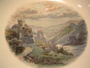 THREE CROWN GERMAN 7 PC BERRY BOWL SET CASTLE ON RIVER