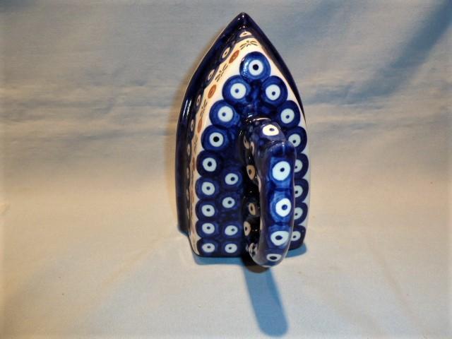 POLISH POTTERY IRON IN NATURE PATTERN MINT