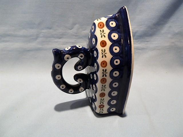 POLISH POTTERY IRON IN NATURE PATTERN MINT
