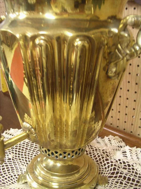 BEAUTIFUL ANTIQUE RUSSIAN WINE GLASS SAMOVAR