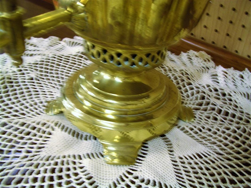 BEAUTIFUL ANTIQUE RUSSIAN WINE GLASS SAMOVAR