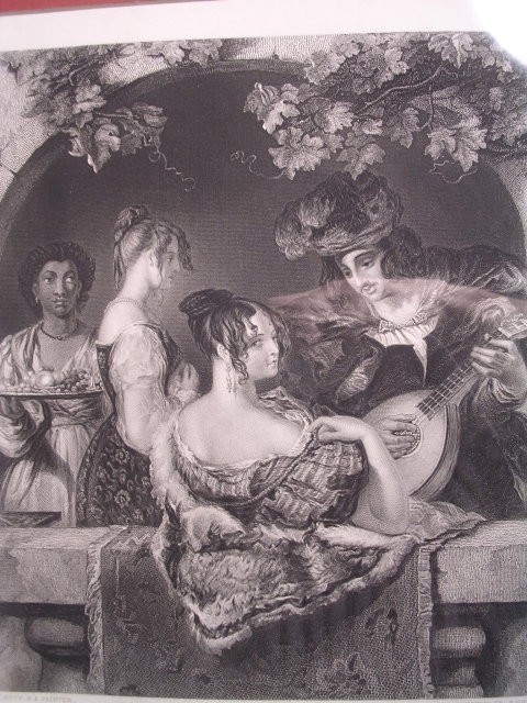 FRAMED STEEL ENGRAVING