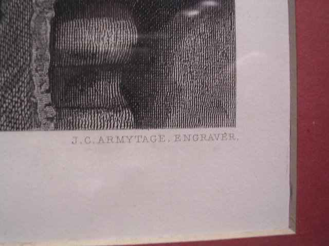 FRAMED STEEL ENGRAVING