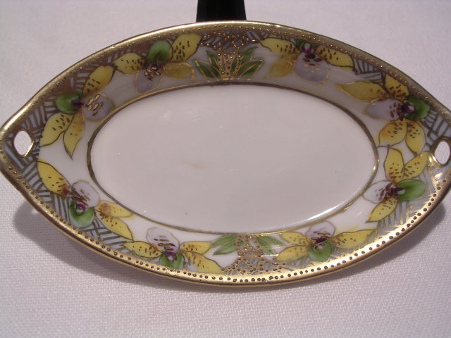 NORITAKE NIPPON ORCHID OPEN SALT DIP