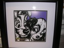 PUPPY LOVE, FROM DISNEY'S LADY AND THE TRAMP BY ALLISON LEFCORT LITHO ON PAPER FRAMED AND MATTED