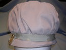 VINTAGE BEIGE VELVET LADIES HAT WITH TASSEL