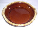 HULL HOUSE AND GARDEN MIRROR BROWN BAKE AND SERVE DISH